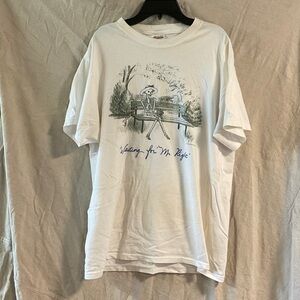 “Waiting for Mr. Right” Vintage White Graphic Tee